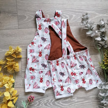 Load image into Gallery viewer, The Edith Dungarees - short - Sunshine and Raebows
