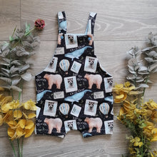 Load image into Gallery viewer, The Edith Dungarees - short - Sunshine and Raebows