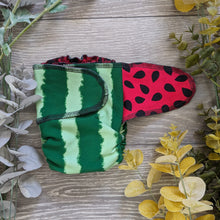 Load image into Gallery viewer, Newborn elastic preflats custom - Sunshine and Raebows