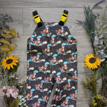 Load image into Gallery viewer, Softshell dungarees - pre-order - Sunshine and Raebows