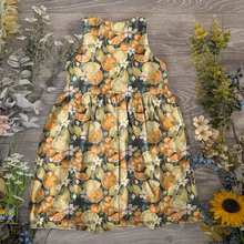 Load image into Gallery viewer, Lemons and oranges pinafore dress - Sunshine and Raebows