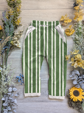 Load image into Gallery viewer, A load of stripes Vintage trousers with elastic in band - Sunshine and Raebows