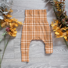 Load image into Gallery viewer, Ginger tartan Willow pants/shorts (gusset and gussetless) - Sunshine and Raebows