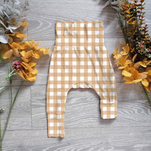 Load image into Gallery viewer, Brown gingham Willow pants/shorts (gusset and gussetless) - Sunshine and Raebows