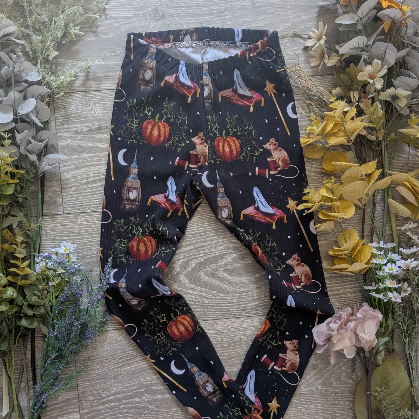 In stock - exclusive glass slipper ribbed jersey - Sunshine and Raebows
