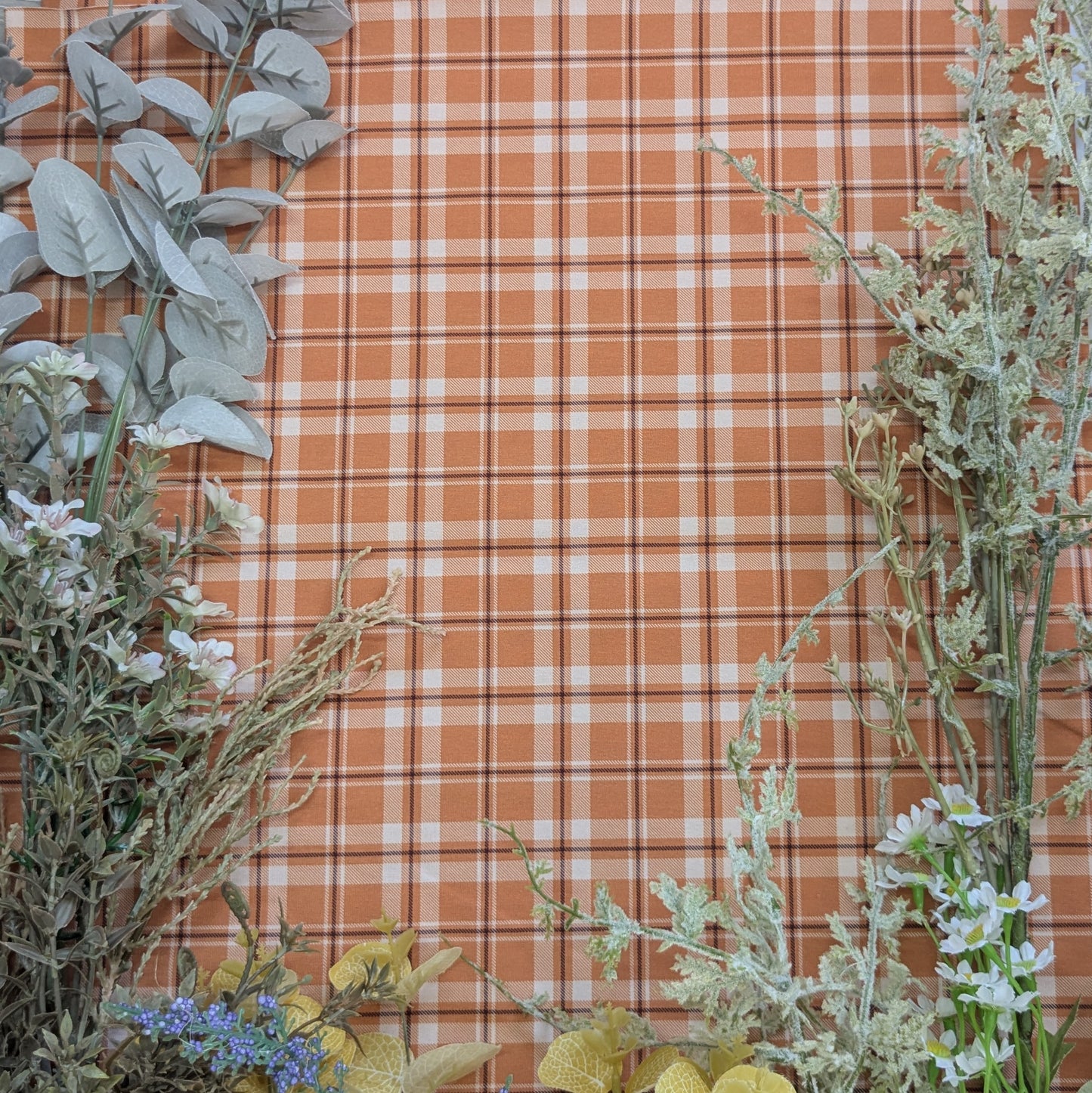 Ginger tartan Audrey trouser.