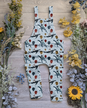 Load image into Gallery viewer, Its your birthday prints Edith Dungarees - long