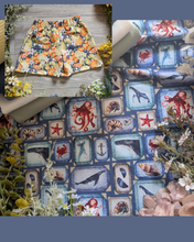 Load image into Gallery viewer, Ocean scrapbook The Barnard Shorts - Sunshine and Raebows