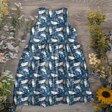 Load image into Gallery viewer, Manatee pinafore dress - Sunshine and Raebows