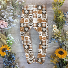 Load image into Gallery viewer, Pumpkin patch Ellie leggings (elasticated) - Sunshine and Raebows