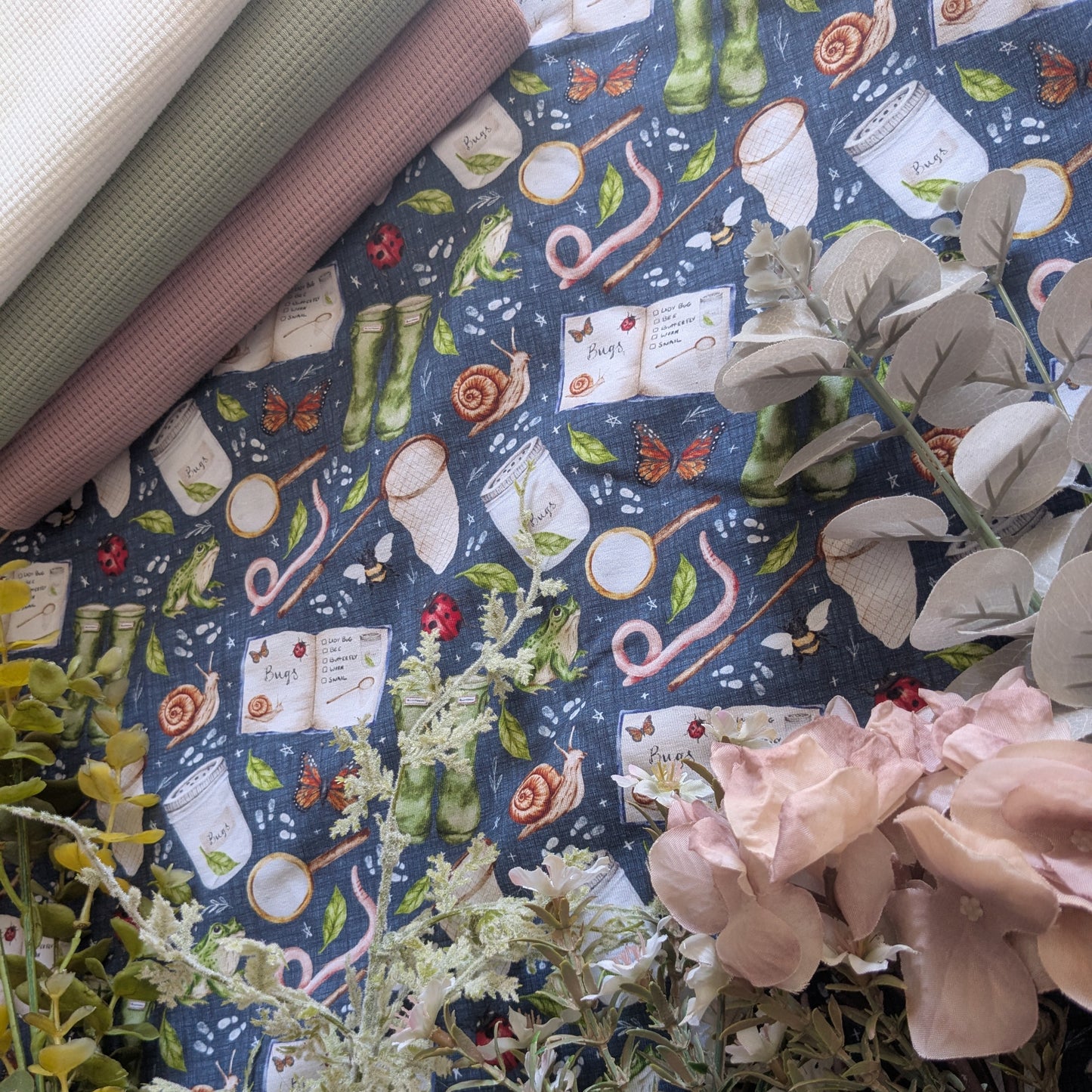 Bugs and wellington boots pinafore dress