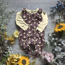 Load image into Gallery viewer, Buzzing around charlie romper - Sunshine and Raebows