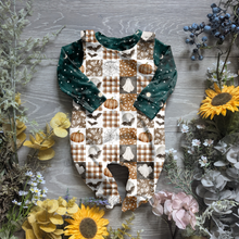 Load image into Gallery viewer, Pumpkin patch charlie romper - Sunshine and Raebows