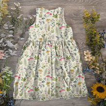 Load image into Gallery viewer, Autumn pinafore dress - Sunshine and Raebows