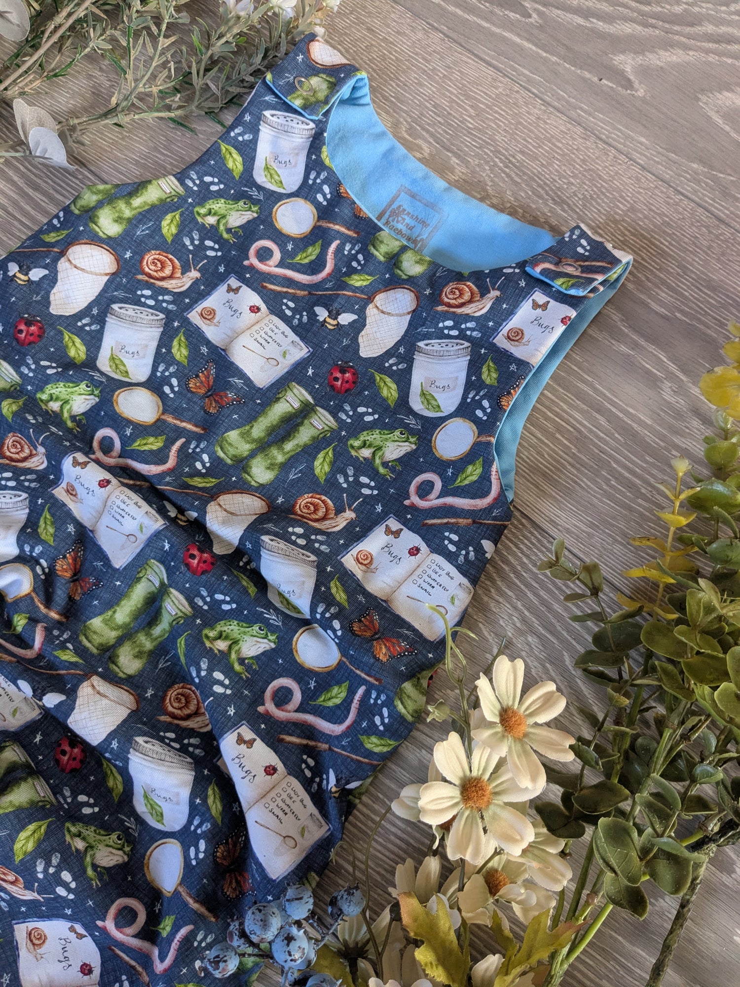 Bugs and wellington boots