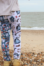 Load image into Gallery viewer, Ginger tartan Ellie leggings (elasticated) - Sunshine and Raebows
