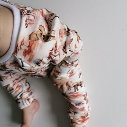 The all season Raglan romper - Sunshine and Raebows