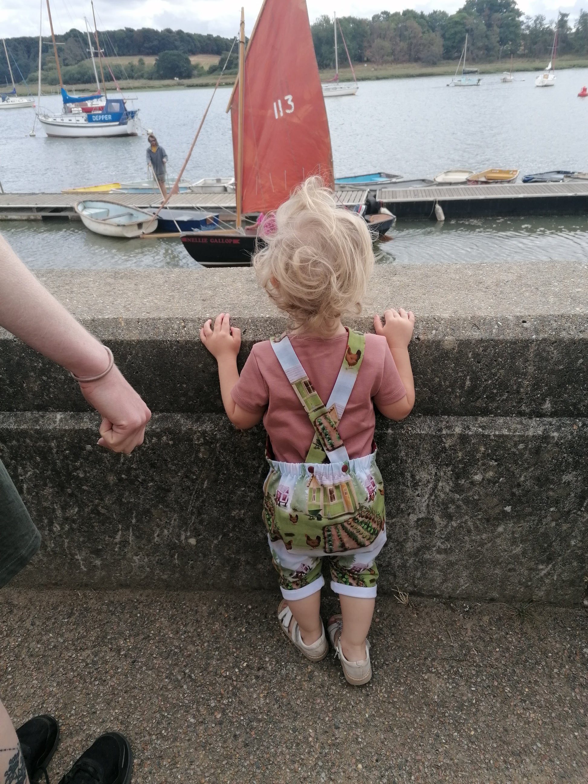 The Edith Dungarees - short - Sunshine and Raebows