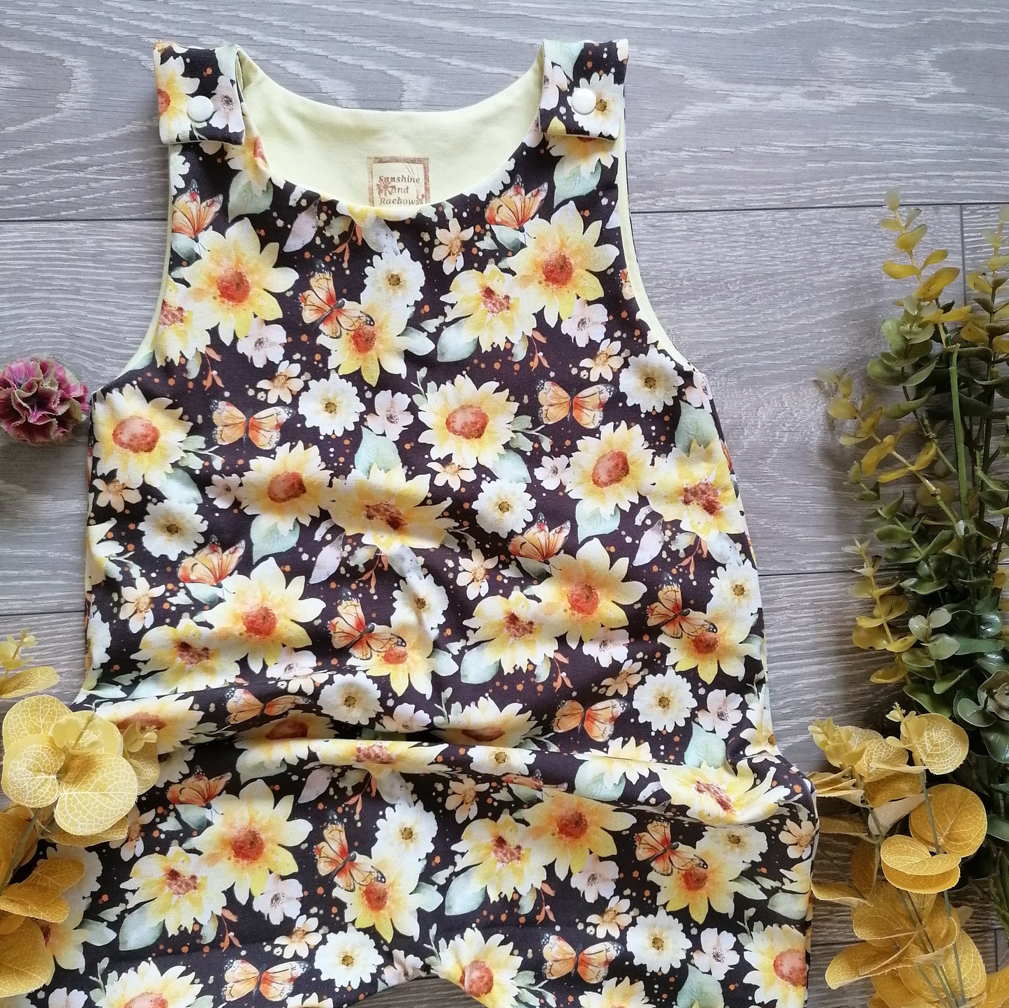 The Fergus Romper - LONG - Sunshine and Raebows