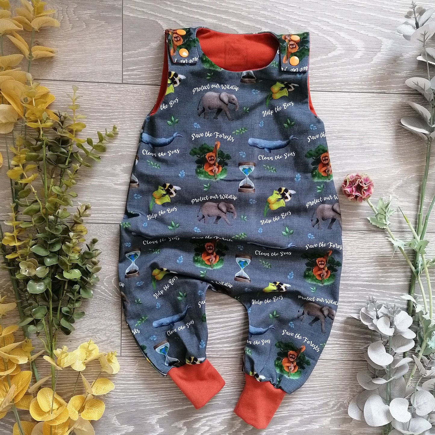The Fergus Romper - LONG - Sunshine and Raebows