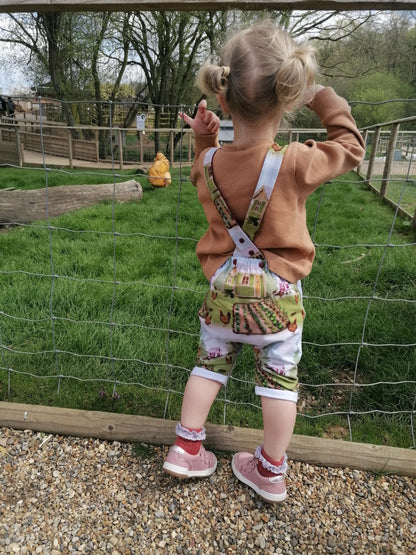 The Edith Dungarees - short - Sunshine and Raebows