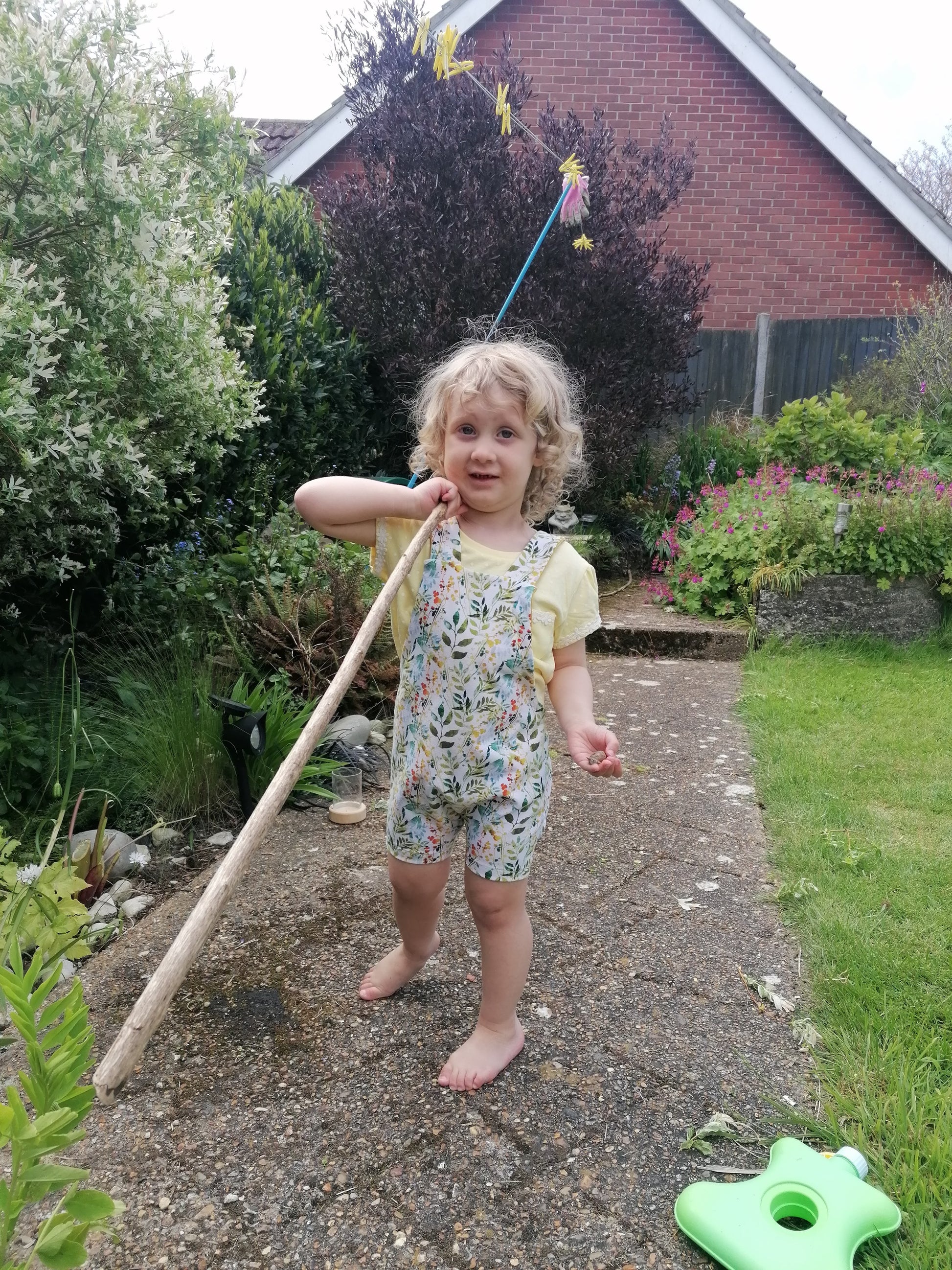 The Edith Dungarees - short - Sunshine and Raebows