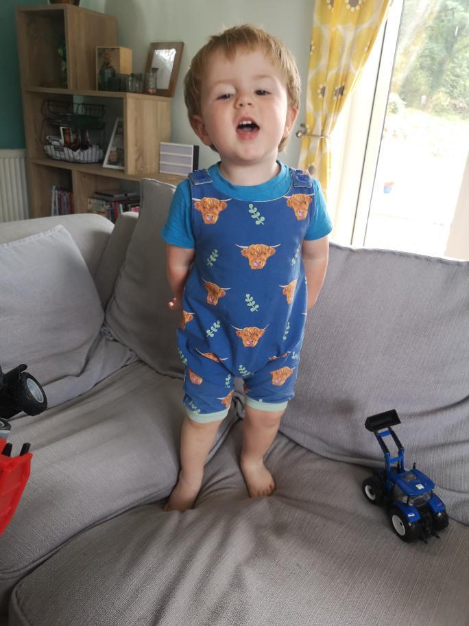 The Fergus Romper - SHORT - Sunshine and Raebows