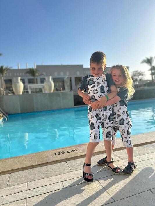 The Edith Dungarees - short - Sunshine and Raebows