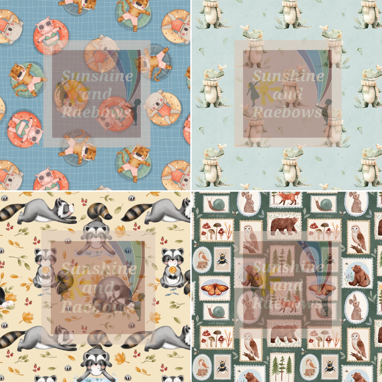 Pre-order - animals/spring - Sunshine and Raebows