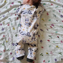 Load image into Gallery viewer, Snap front romper long and short - Sunshine and Raebows
