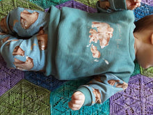 Load image into Gallery viewer, The Louie waffle Sweater - Sunshine and Raebows
