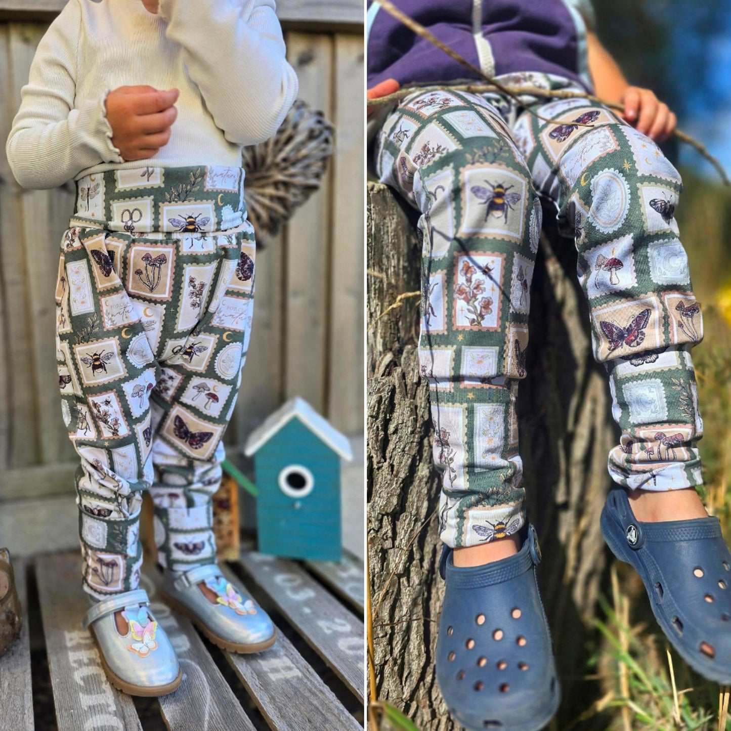 Brown gingham Willow pants/shorts (gusset and gussetless) - Sunshine and Raebows