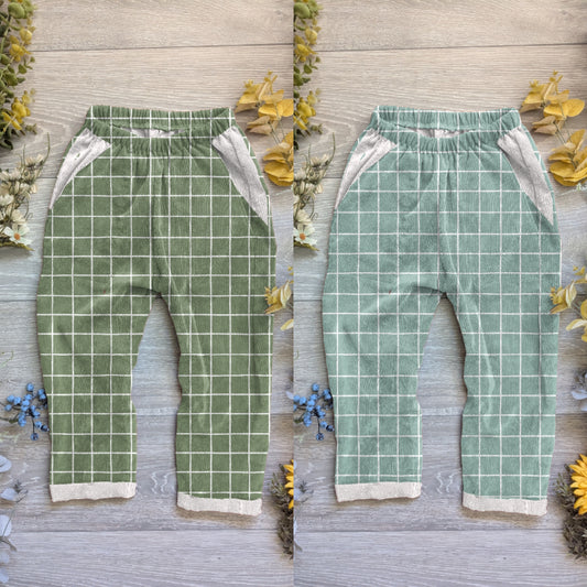 Checks Vintage trousers with elastic in band - Sunshine and Raebows