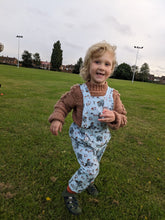 Load image into Gallery viewer, Treasure pocket romper - Sunshine and Raebows
