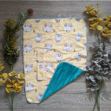 Load image into Gallery viewer, Roll up change mat - Sunshine and Raebows
