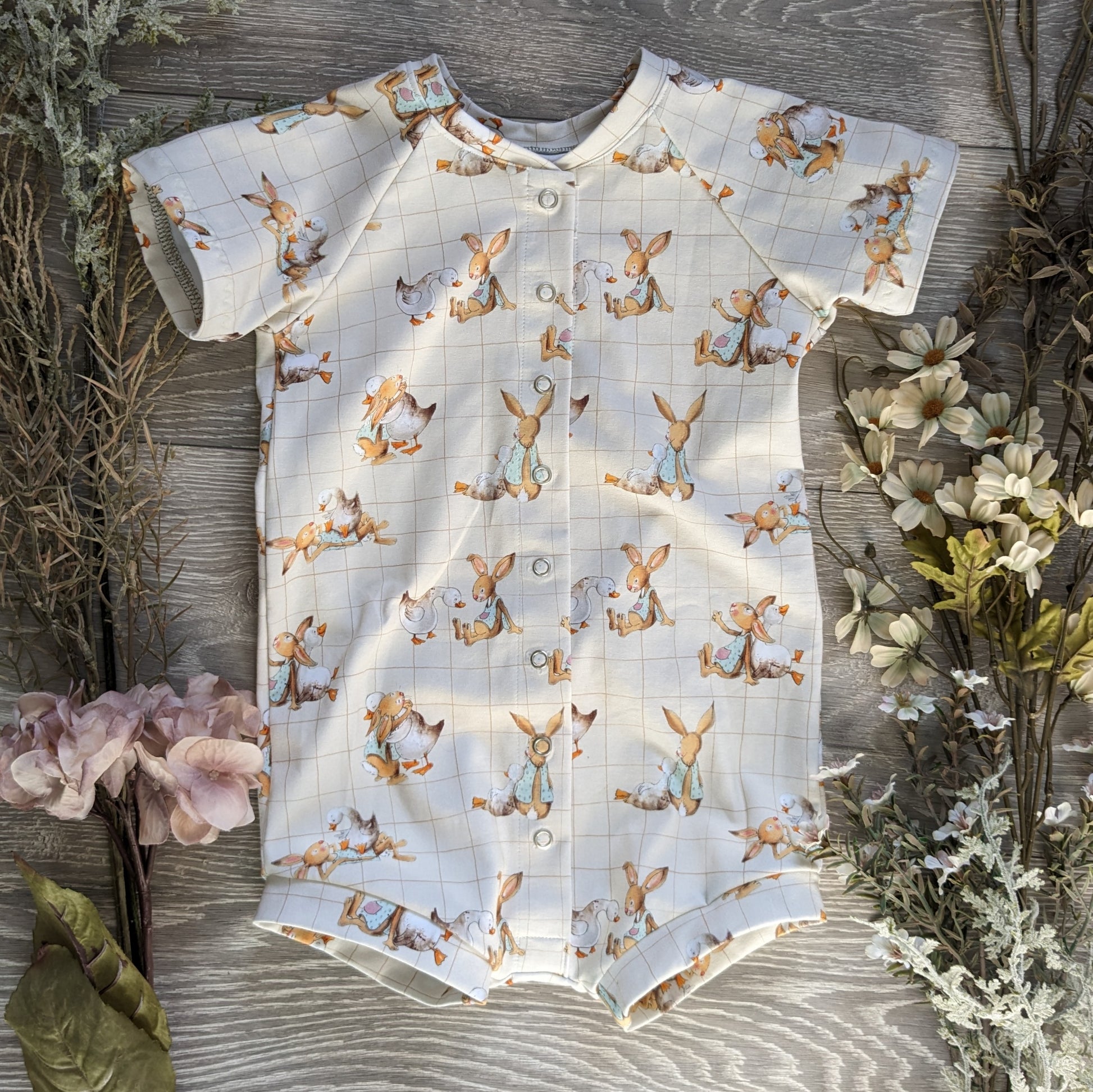 The all season Raglan romper - Sunshine and Raebows