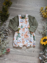 Load image into Gallery viewer, Treasure pocket romper - Sunshine and Raebows
