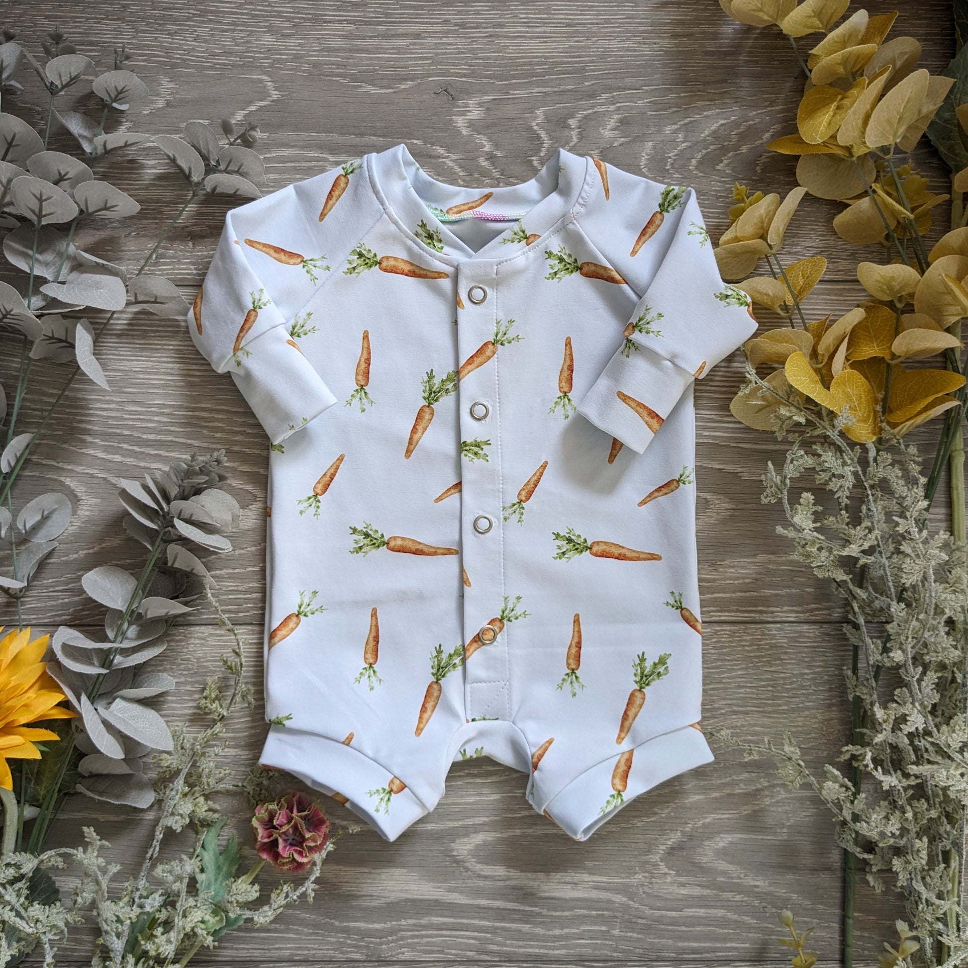 The all season Raglan romper - Sunshine and Raebows