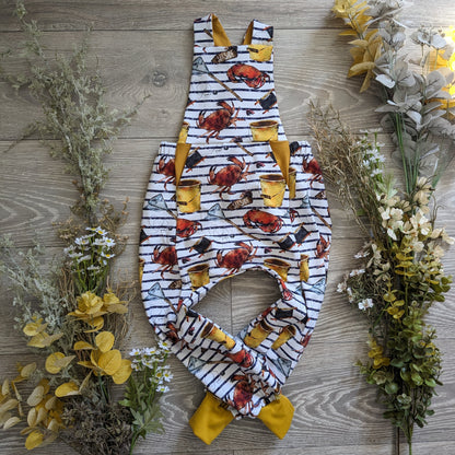 Treasure pocket romper - Sunshine and Raebows