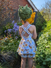 Load image into Gallery viewer, Daisy peplum strap top - Sunshine and Raebows
