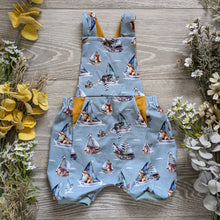 Load image into Gallery viewer, Treasure pocket romper - Sunshine and Raebows
