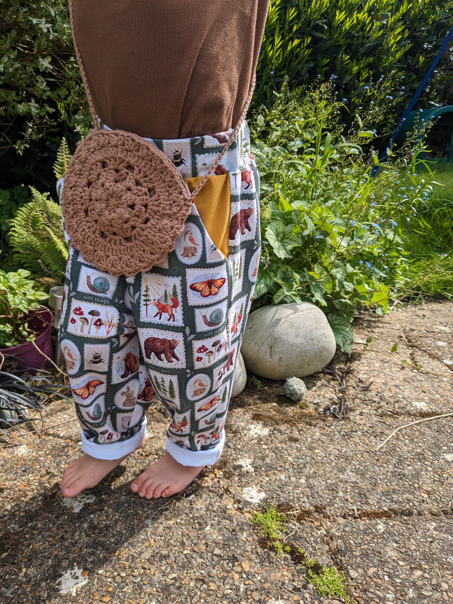 Vintage trousers with elastic in band - Sunshine and Raebows