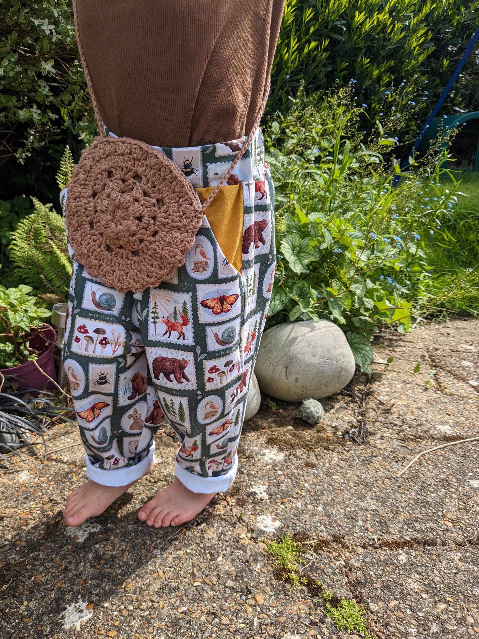 Vintage trousers with elastic in band - Sunshine and Raebows