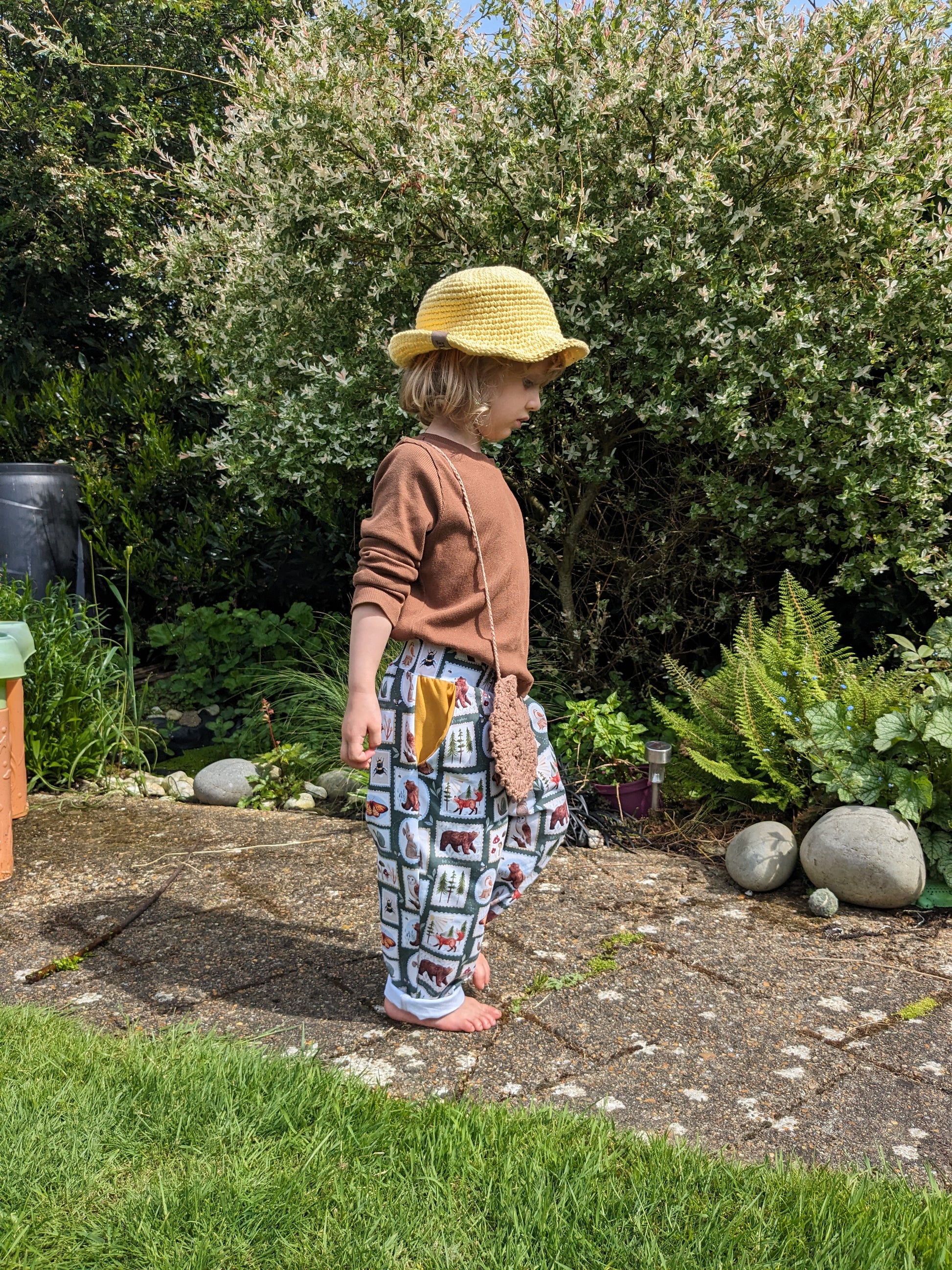 Vintage trousers with elastic in band - Sunshine and Raebows