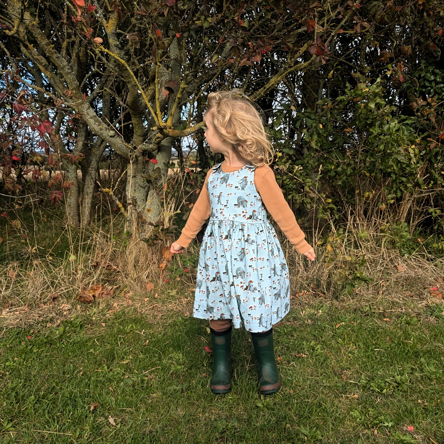 Penny the pinny dress - Sunshine and Raebows