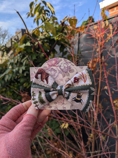 Hair bows on crocodile clips - Sunshine and Raebows