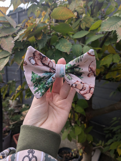 Hair bows on crocodile clips - Sunshine and Raebows