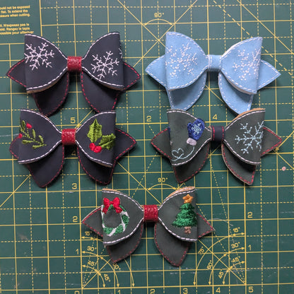 Vinyl bows - Sunshine and Raebows