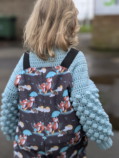 Softshell dungarees - pre-order - Sunshine and Raebows