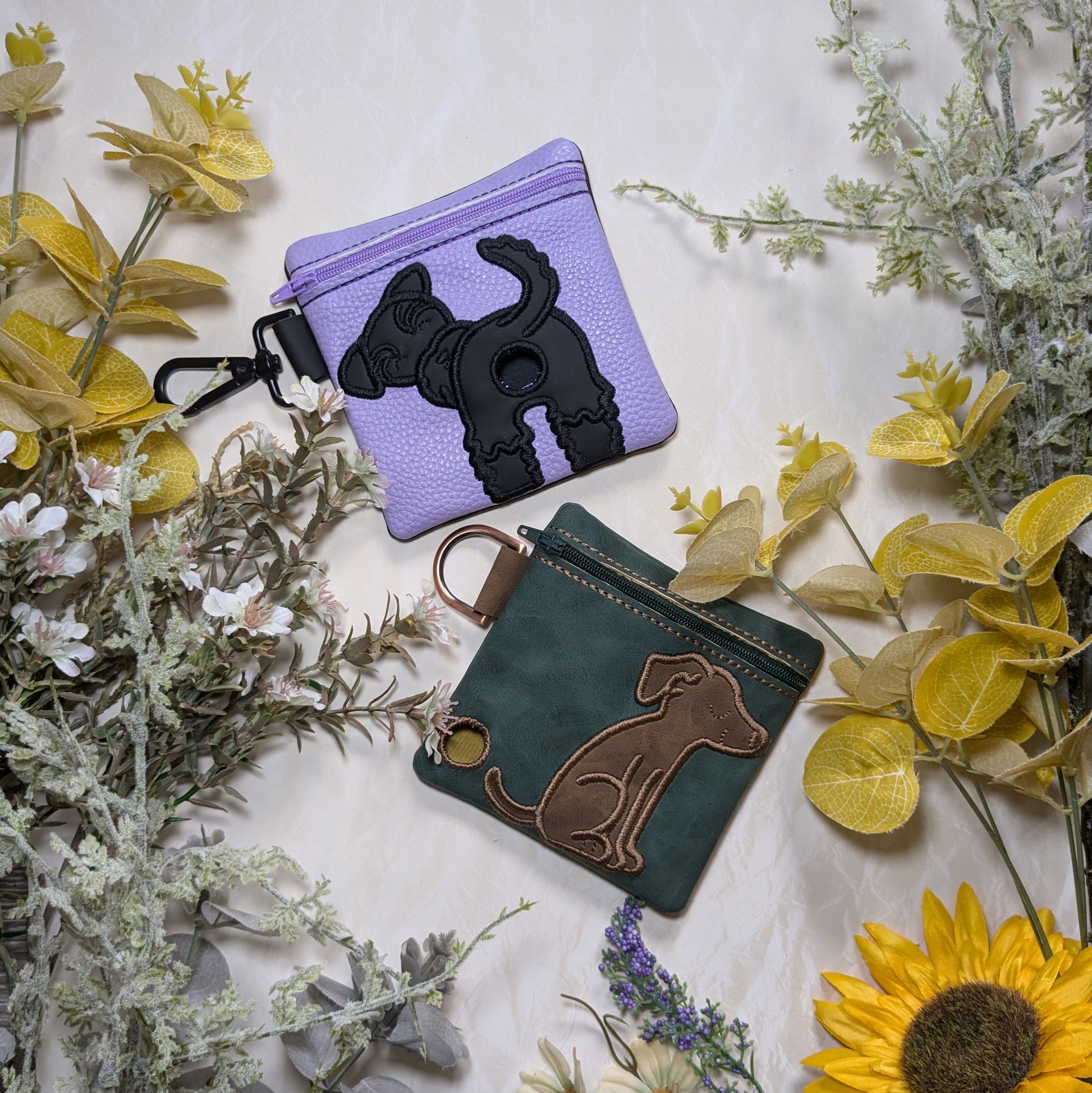 Dog poo bag holders - Sunshine and Raebows
